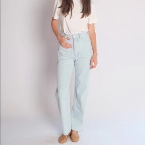 Jesse Kamm pants- 225’s jeans, light blue size 6